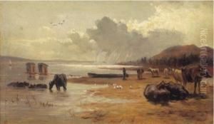 Watering by Jozsef Molnar