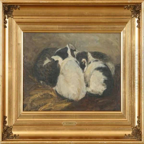 Sleeping Kittens. Signed N.p.m. 93 - view 1