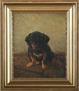 A Puppy by Niels Pedersen Mols