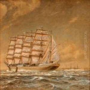 The Danish Training Ship Kobenhavn (copenhagen) by Christian Molsted