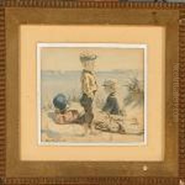 Three Boys On Abeach - view 1