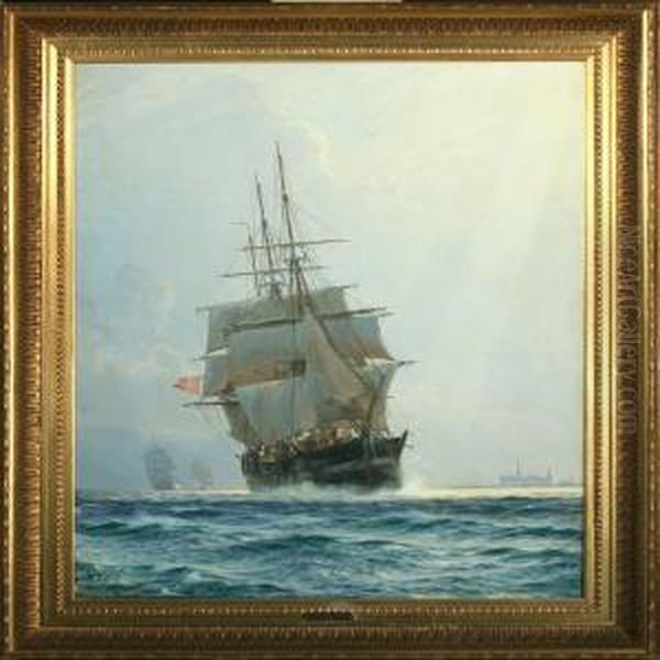 Frigates At The Sea - view 1