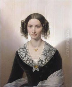 Ritratto Della Contessa Francesca Pallavicini Reina by Giuseppe Molteni