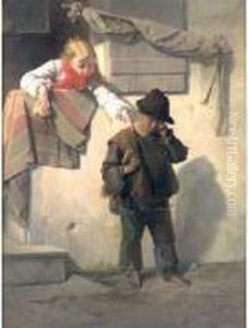 La Jeune Consolatrice by Giuseppe Molteni