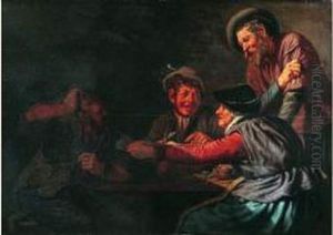 Une Partie De Cartes by Pieter De Molijn