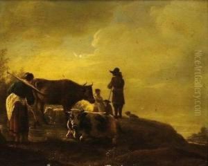 Bergers Gardant Le Troupeau