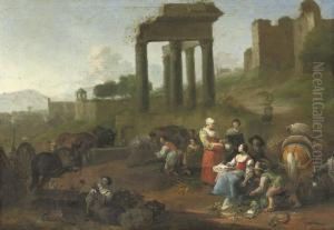 A Market Place Amongst Ancient Ruins