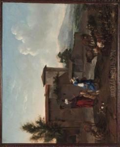 The Banishment Of Hagar by Hendrick Mommers