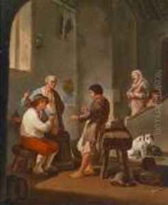 Interno Di Osteria by Paolo Monaldi