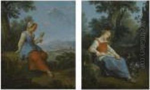A Shepherdess At Rest