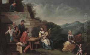 Peasants Merrymaking By A Ruin