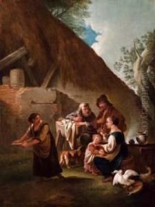 L'assaggio Del Vino Novello by Paolo Monaldi