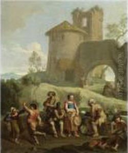 Il Saltarello Davanti Alla Fattoria