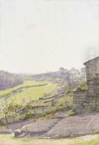 Jardins A Chatillon by Jean Ferdinand Monchablon