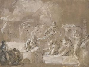 Adorazione Dei Pastori by Domenico Mondo