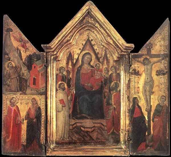 Madonna Enthroned with Angels and Saints 2 - view 1