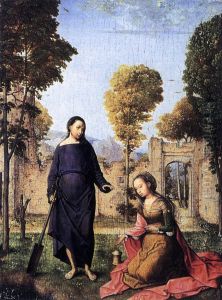 Christ Appearing To Mary Magdalen by Juan De Flandes