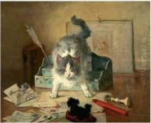 Le Chaton Effronte by Charles Monginot