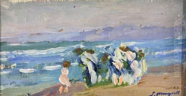 Ninos En La Playa - view 1