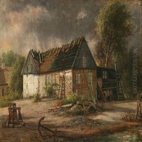A Hovel In Stormy Weather - view 1