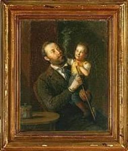 A Father Smoking His Pipe