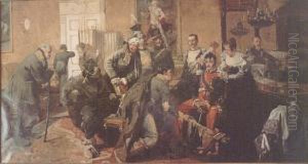 Oddanie Sztandarow Ks.jozefowi Poniatowskiemu Po Kampanii W 1812 R. - view 1