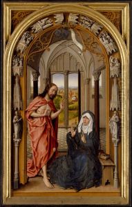 Christ Appearing to His Mother by Juan De Flandes