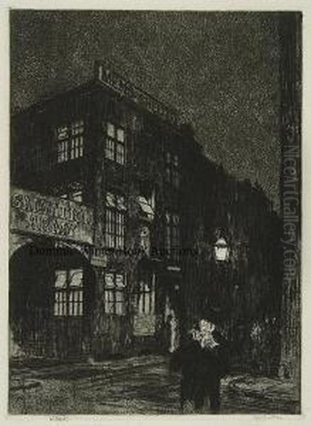 Manhattan, Drypoint - view 1