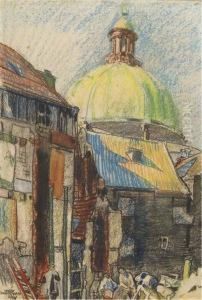 Sloopwerk In De Zwarte Bijlsteeg by Martin Monnickendam