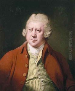 Sir Richard Arkwright (1732-92), inventor of the water frame by Josepf Wright Of Derby