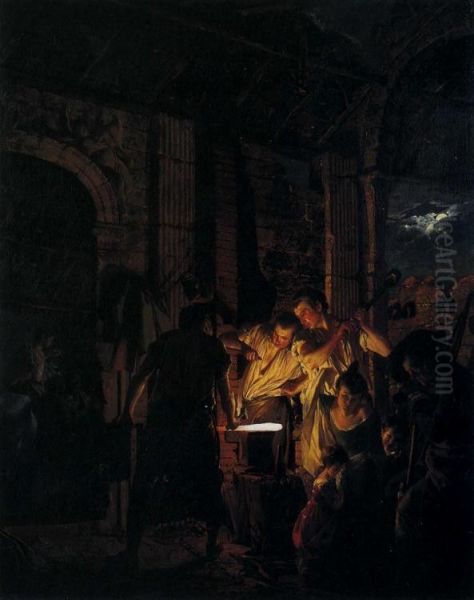 A Blacksmith's Shop, 1771 - view 1