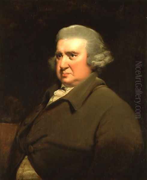 Portrait of Dr Erasmus Darwin, (1731-1802) scientist, inventor and poet, grandfather of Charles Darwin, 1792-93 - view 1