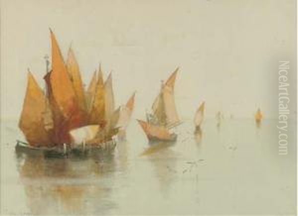 Fishing Craft On The Lagoon, Venice - view 1