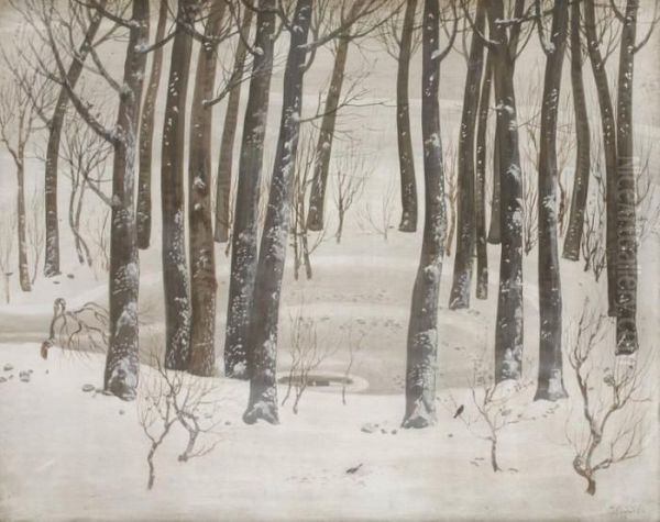 Jardin Sous La Neige - view 1