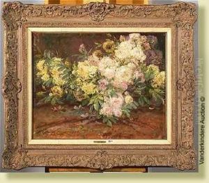 Gerbe De Roses by Constant Montald