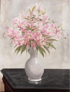 Bouquet De Lys by Constant Montald