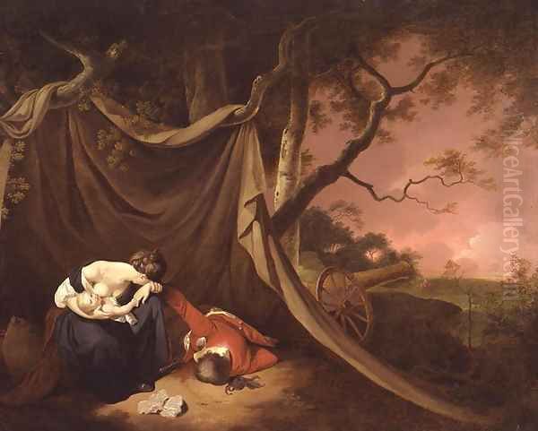 The Dead Soldier, c.1789 by Josepf Wright Of Derby
