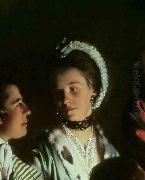 An Experiment on a Bird in the Air Pump, 1768 by Josepf Wright Of Derby