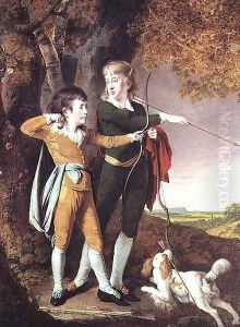 Francis and Charles Mundy by Josepf Wright Of Derby