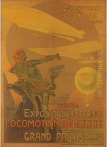 Premiere Exposition Internle De Locomotion Aerienne by Ernest Montaut