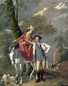 Mr. and Mrs. Thomas Coltman, c.1770-72 by Josepf Wright Of Derby