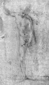A Nude, Looking Down A Nude, Looking Down
