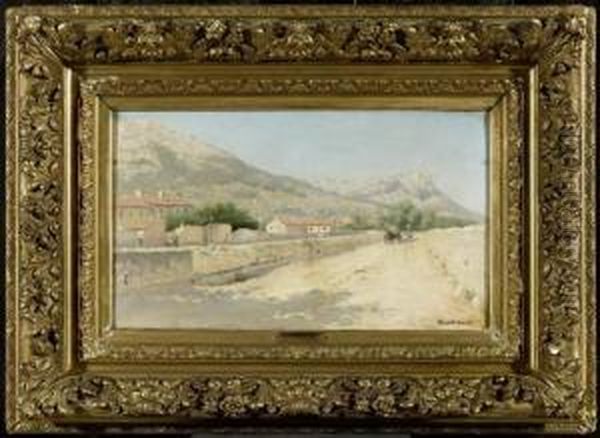 Southern Street Scene With A Carriage - view 1