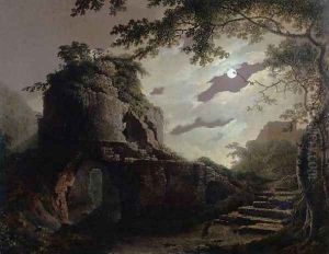 Virgils Tomb by Josepf Wright Of Derby
