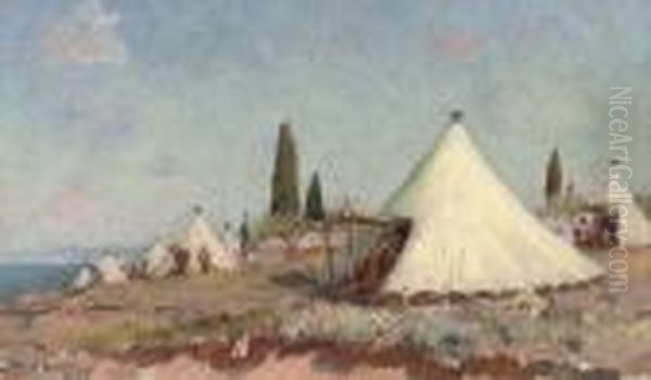 A Zouave Encampment On The Coast - view 1