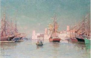 Marseille, Le Vieux Port. by Frederic Montenard