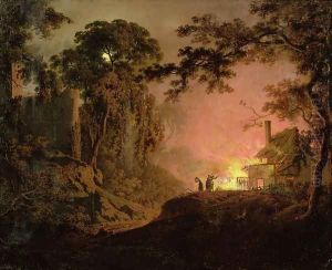 Cottage On Fire