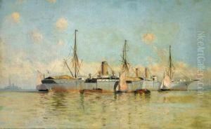 Puerto De Marsella by Jose Pedro Montero Bustamante
