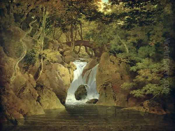 Rydal Waterfall, 1795 - view 1