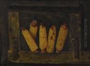 Hanging Ears Of Corn by Alfred Montgomery